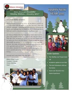 January Semi Annual Newsletter